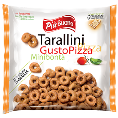 PIU BUONO TARALLINI PIZZA 210g snack