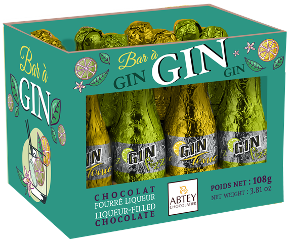 ABTEY GIN 108g liquérové fľaštičky 