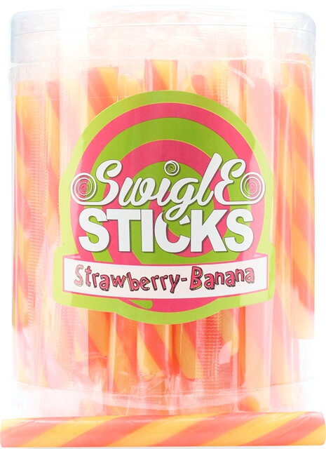 SWIGLE STICKS 10g jahoda-banán (Balenie:50ks 1ks od 0,18eur)