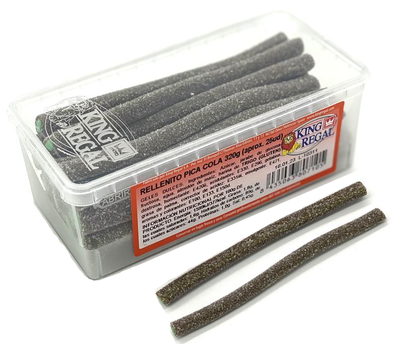 KING REGAL BOX 320g kyslé colové pelendreky (cca.25kusov)