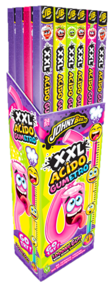 GUMETRO ACIDO 70g kyslé žuvačky (Balenie:24ks 1ks od 0,79eur)