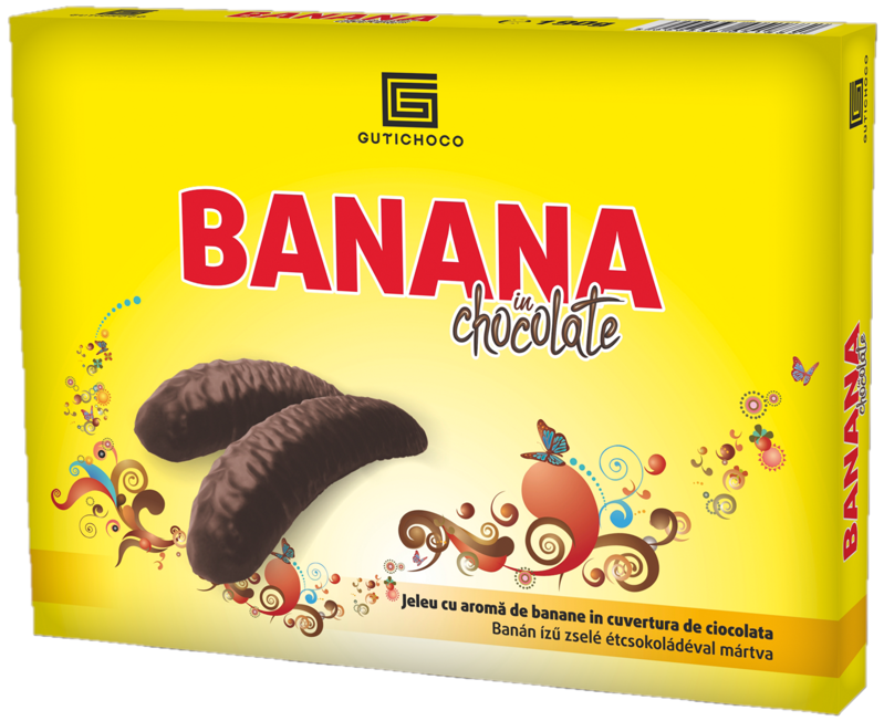 JELLY BANANA 190g želé v čokoláde 