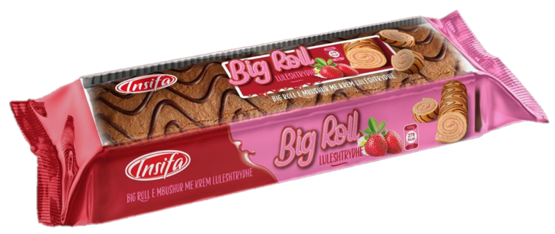 BIG ROLL 300g jahodová roláda BIG ROLL 300g jahodová roláda