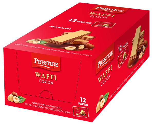 WAFFI COCOA 40g lieskovo-orieškove oblátky (Balenie:12ks 1ks od 0,25eur) WAFFI COCOA 40g lieskovo-orieškove oblátky (Balenie:12ks 1ks od 0,25eur)