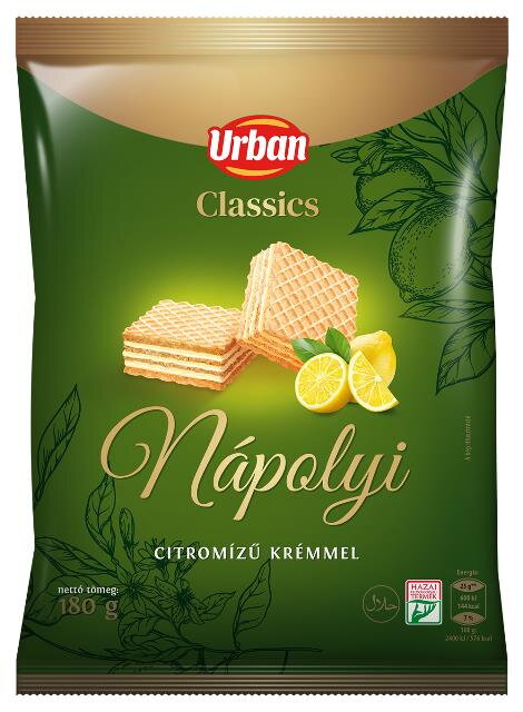 URBAN CLASSIC 180g citrónové sušienky URBAN CLASSIC 180g citrónové sušienky