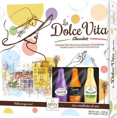ABTEY DOLCE VITA 155g liquérové bonbóny