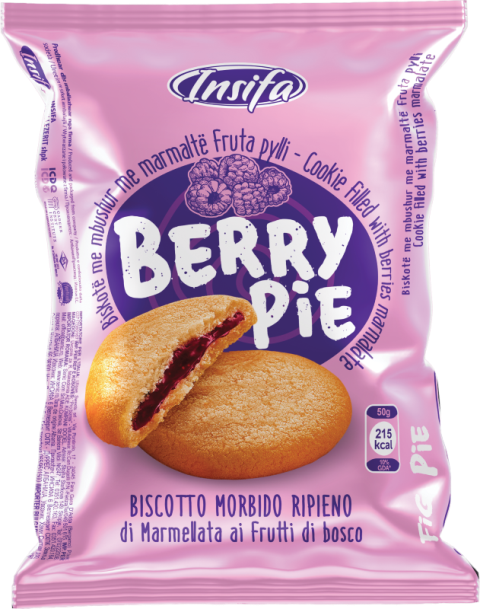 BERRY PIE 50g lesné ovocie sušienky BERRY PIE 50g lesné ovocie sušienky