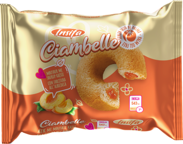 CIAMBELLE DONUT 40g marhuľové pečivo CIAMBELLE DONUT 40g marhuľové pečivo