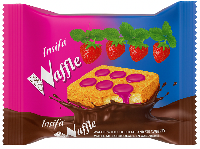 WAFFLE SOFT 45g jahodové pečivo
