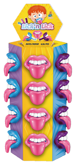 LICK ´N ´LICK 4,5g lízatko s hračkou (Balenie:24ks 1ks od 0,33eur) LICK ´N ´LICK 4,5g lízatko s hračkou (Balenie:24ks 1ks od 0,33eur)