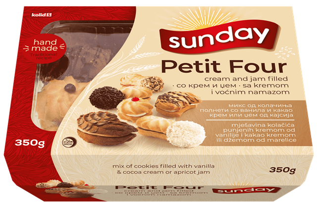 PETIT FOUR 350g koláče mix