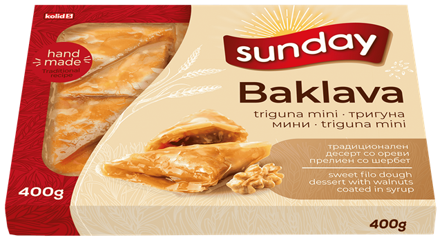 SUNDAY BAKLAVA 400g tradičná pochúťka SUNDAY BAKLAVA 400g tradičná pochúťka