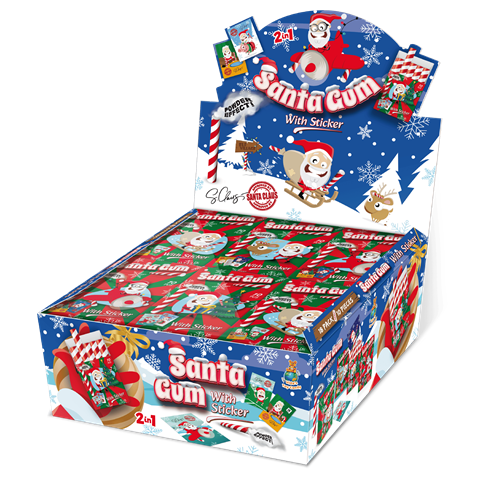 SANTA GUM 35g paličkové žuvačky (Balenie:18ks 1ks od 0,35eur)