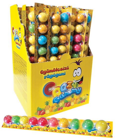 CRAZY GUM 30g ovocné žuvačky (Balenie:50ks 1ks od 0,29eur) CRAZY GUM 30g ovocné žuvačky (Balenie:50ks 1ks od 0,29eur)