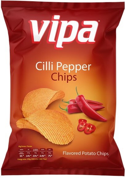 VIPA CHILLI PEPPER 80g pálivé chipsy