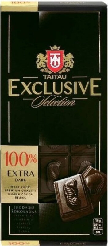 TAITAU EXCLUSIVE 90g 100% čokoláda 