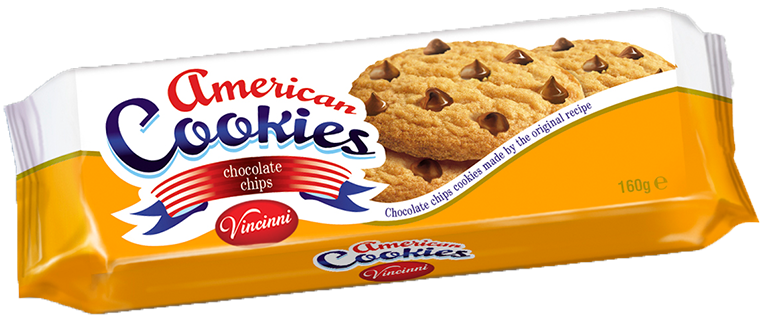 AMERICAN COOKIES 160g čokoládové sušienky AMERICAN COOKIES 160g čokoládové sušienky