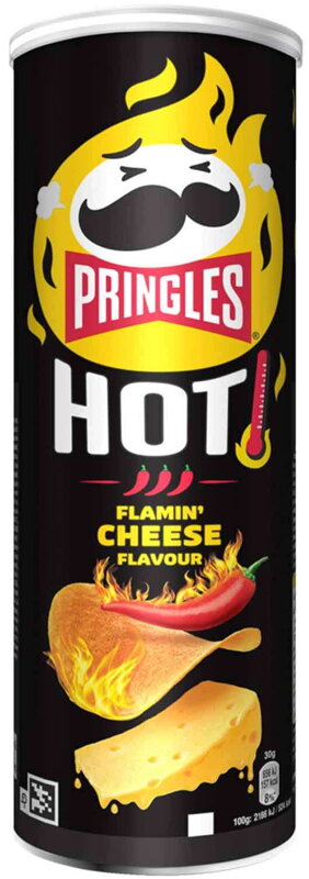 PRINGLES HOT CHEESY 165g pálivé so syrom