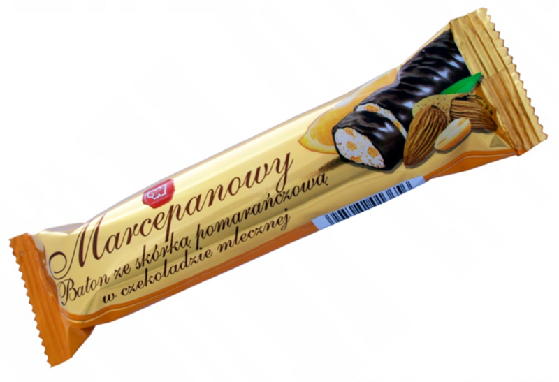 MARCIPÁNOVÁ TYČINKA 90g pomaranč MARCIPÁNOVÁ TYČINKA 90g pomaranč