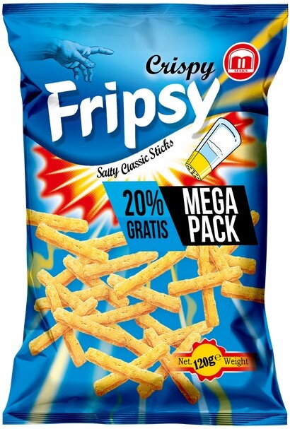 FRIPSY CLASSIC 120g slané paličky FRIPSY CLASSIC 120g slané paličky