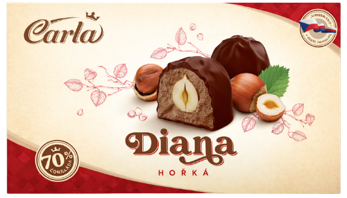 DIANA ORIEŠOK 133g tmavý dezert