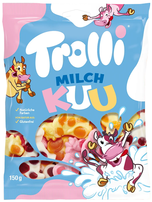 TROLLI MILCH KUU 150g želé cukríky 