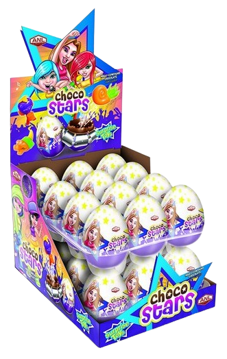 CHOCO STAR 20g vajíčko s prekvapením (Balenie:24ks 1ks od 0,29eur) 