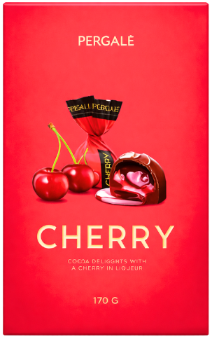PERGALE CHERRY 170g višňe v čokoláde