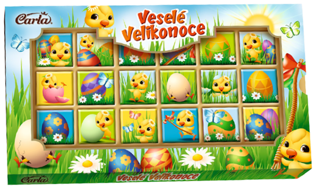 VELKÁ NOC  90g mliečne čokoládky