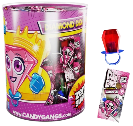 CANDY GANGS DIAMOND DIDI 10g ovocné lízatko (Balenie:30ks 1ks od 0,39eur) CANDY GANGS DIAMOND DIDI 10g ovocné lízatko (Balenie:30ks 1ks od 0,39eur)