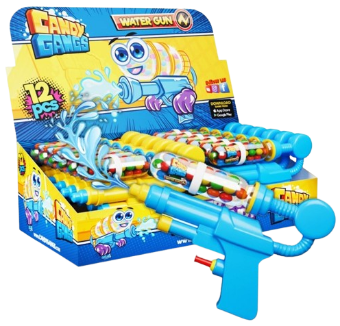 CANDY GANGS WATER GUN 20g hračka s cukríkmi (Balenie:12ks 1ks od 1,15eur) CANDY GANGS WATER GUN 20g hračka s cukríkmi (Balenie:12ks 1ks od 1,15eur)
