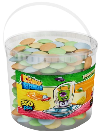 CANDY GANGS UFO 1g cukrovinka (Balenie:350ks 1ks od 0,05eur)