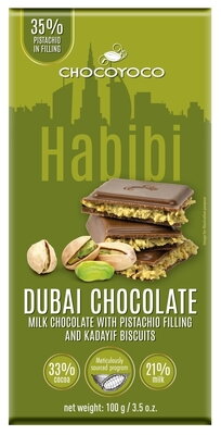 HABIBI 100g dubajská čokoláda 