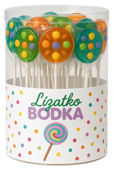 BODKA 20g ovocné lízatko (Balenie:38ks 1ks od 0,25eur)