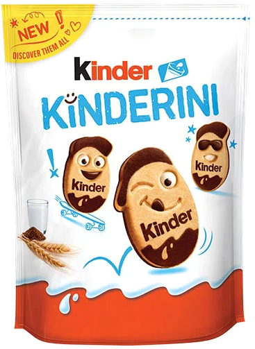 KINDER KINDERINI 250g sušienky v poleve