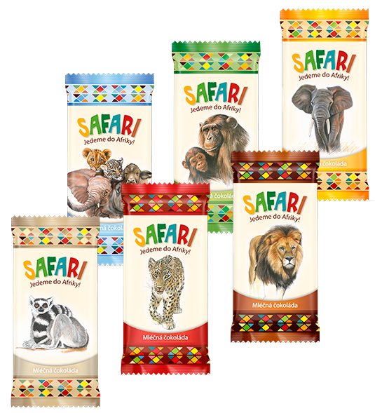 CARLA SAFARI 20g mliečna čokoláda CARLA SAFARI 20g mliečna čokoláda