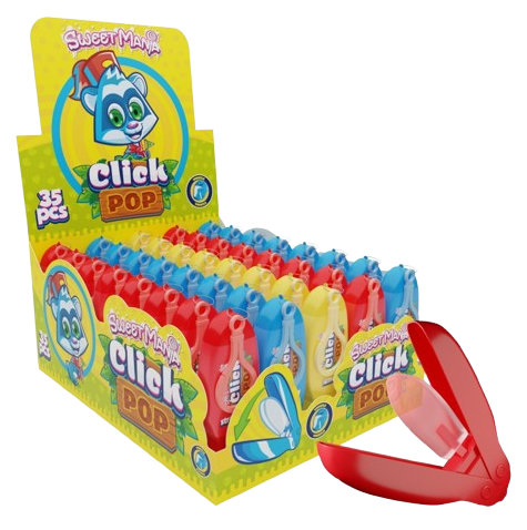 CLIC POP 10g lízatko s príveskom (Balenie:35ks 1ks=0,35eur) (exp.7/25) CLIC POP 10g lízatko s príveskom (Balenie:35ks 1ks=0,35eur) (exp.7/25)