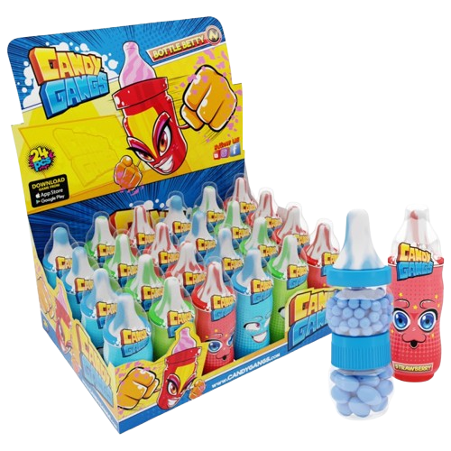 CANDY GANGS BOTTLE BETTY 25g cukrovinka (Balenie:24ks 1ks od 0,75eur) CANDY GANGS BOTTLE BETTY 25g cukrovinka (Balenie:24ks 1ks od 0,75eur)