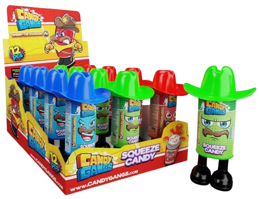 CANDY GANGS SHERIF SQUEEZER 40g ovocný gel (Balenie:12ks 1ks od 0,95eur) CANDY GANGS SHERIF SQUEEZER 40g ovocný gel (Balenie:12ks 1ks od 0,95eur)