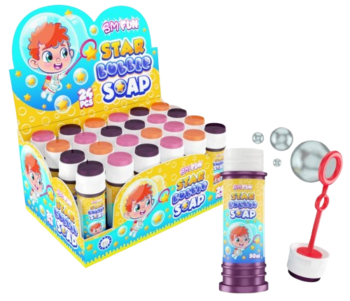 STAR BUBBLE 50ml bublifuk  (Balenie:24ks 1ks od 0,30eur)