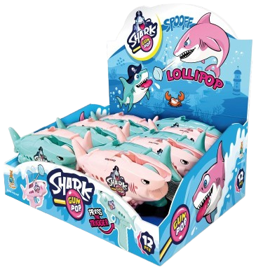 SHARK GUN 5g vodná pištol s cukríkmi (Balenie:12ks 1ks od 1,15eur) SHARK GUN 5g vodná pištol s cukríkmi (Balenie:12ks 1ks od 1,15eur)
