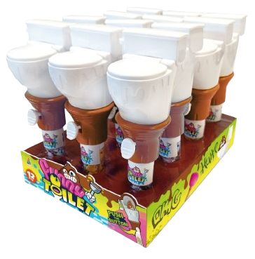 TOILET POP 10g hračka+cukríky (Balenie:12ks 1ks=1eur)