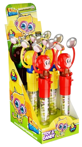 CANDY GANGS MUSIC MONKEY 10g hračka s cukríkmi (Balenie:6ks 1ks od 1,10eur) CANDY GANGS MUSIC MONKEY 10g hračka s cukríkmi (Balenie:6ks 1ks od 1,10eur)