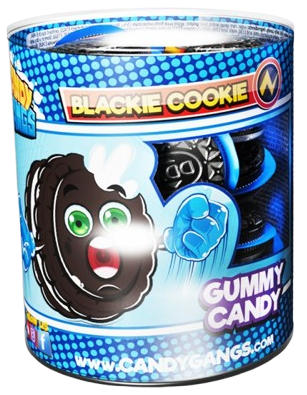 CANDY GANGS BLACK COOKIE 10g cukrovinka (Balenie:30ks 1ks od 0,13eur) CANDY GANGS BLACK COOKIE 10g cukrovinka (Balenie:30ks 1ks od 0,13eur)
