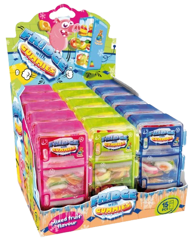 FRIDGE WITH GUMMIES 40g želé cukrovinka (Balenie:15ks 1ks od 0,90eur) FRIDGE WITH GUMMIES 40g želé cukrovinka (Balenie:15ks 1ks od 0,90eur)