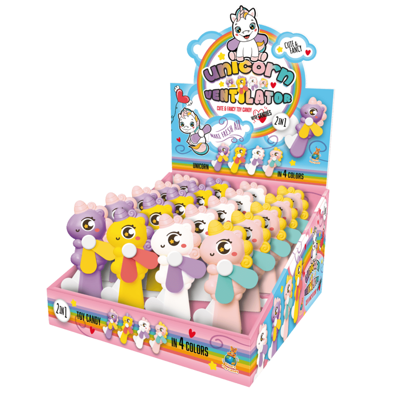UNICORN FUN 5g ventilátor s cukríkami (Balenie:20ks 1ks od 0,75eur) UNICORN FUN 5g ventilátor s cukríkami (Balenie:20ks 1ks od 0,75eur)