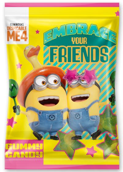 MINIONS FRIENDS 175g želé cukríky MINIONS FRIENDS 175g želé cukríky