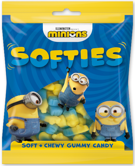 MINIONS SOFTIES 175g želé cukríky MINIONS SOFTIES 175g želé cukríky