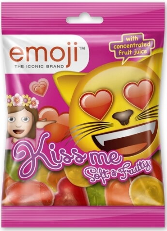 EMOJI SOFT & FRUITY 175g želé cukríky