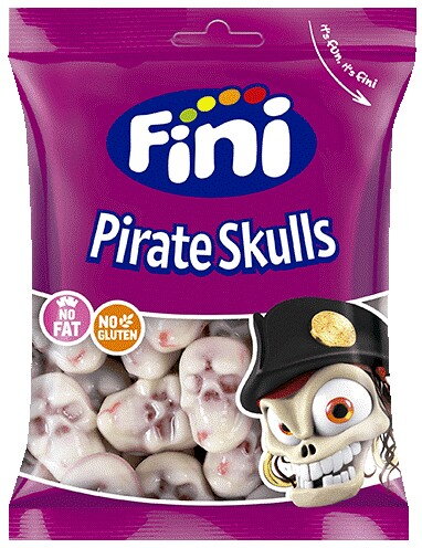 PIRATE SKULLS 90g želé cukríky PIRATE SKULLS 90g želé cukríky